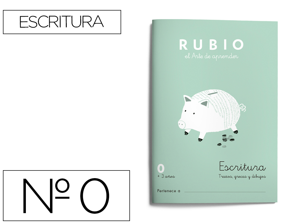 CUADERNO RUBIO CALIGRAFIA Nº 0