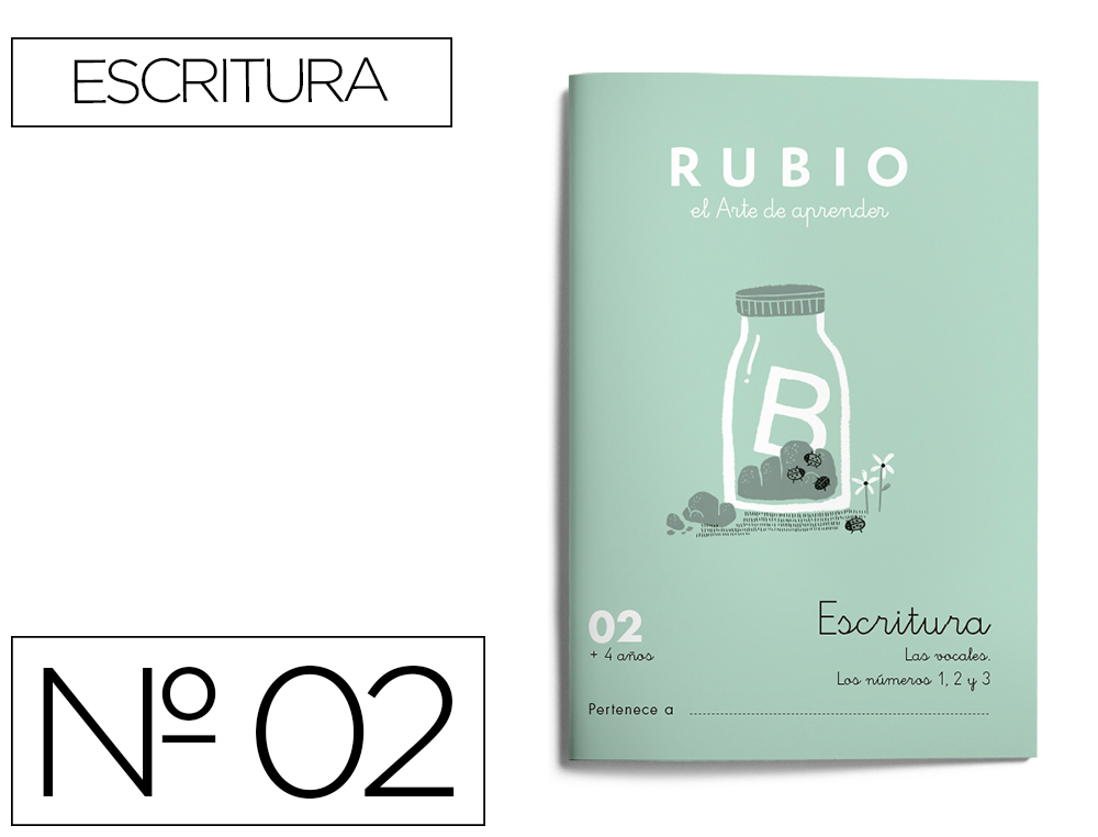 CUADERNO RUBIO CALIGRAFIA Nº 02