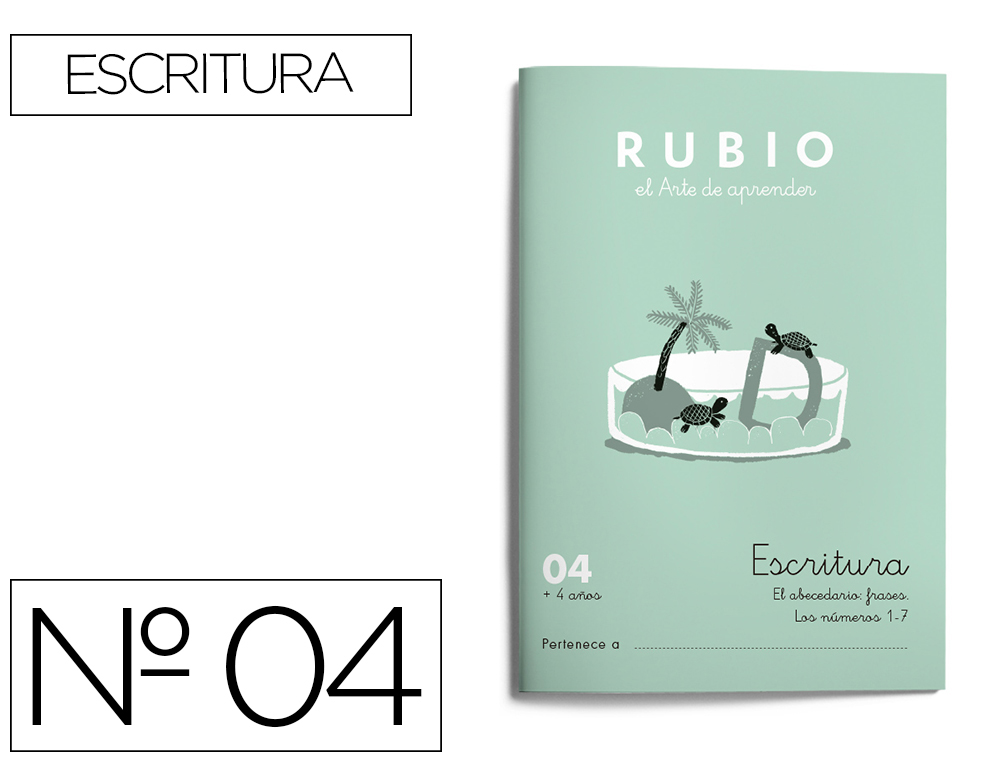 CUADERNO RUBIO CALIGRAFIA Nº 04