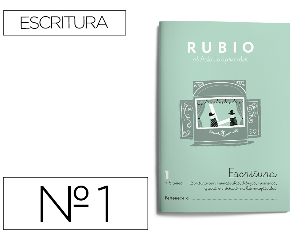 CUADERNO RUBIO CALIGRAFIA Nº 1