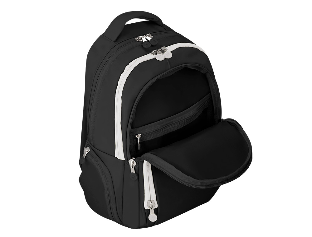 MOCHILA ANTARTIK FUSION FLEX MULTIBOLSILLO NEGRO 19L 450X180X300 MM