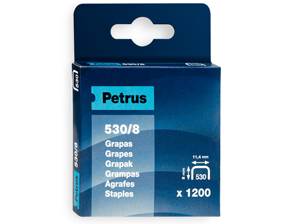 GRAPAS PETRUS N 530/8 CAJA DE 1200 UNIDADES