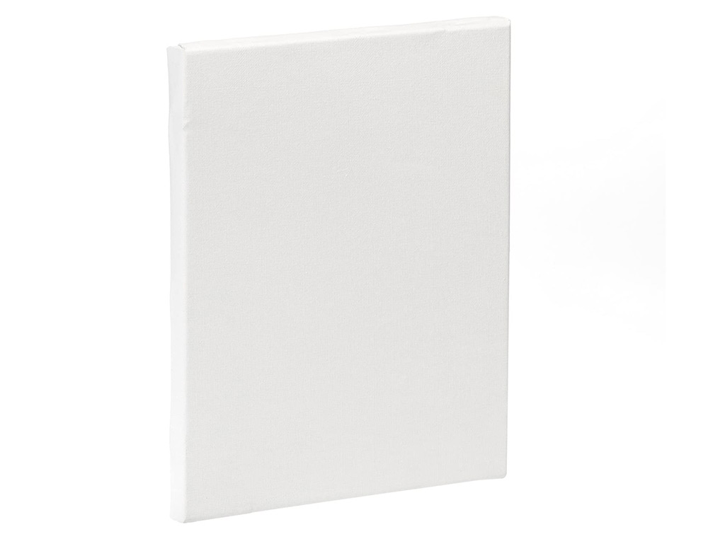BASTIDOR LIDERPAPEL8F LIENZO GRAPADO TRASERO ALGODON 100% MARCO PAWLONIA 1,8X3,8 CM BORDES MADERA 46X38 CM