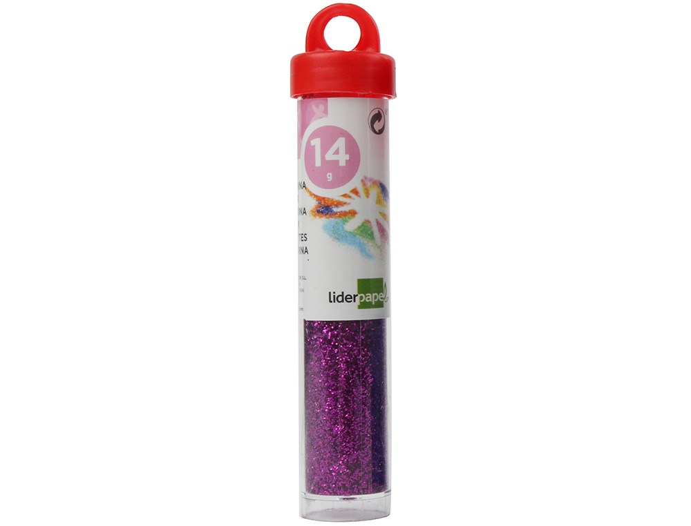 PURPURINA LIDERPAPEL FANTASIA COLORES METALICOS SURTIDOS BOTE DE 14 GR