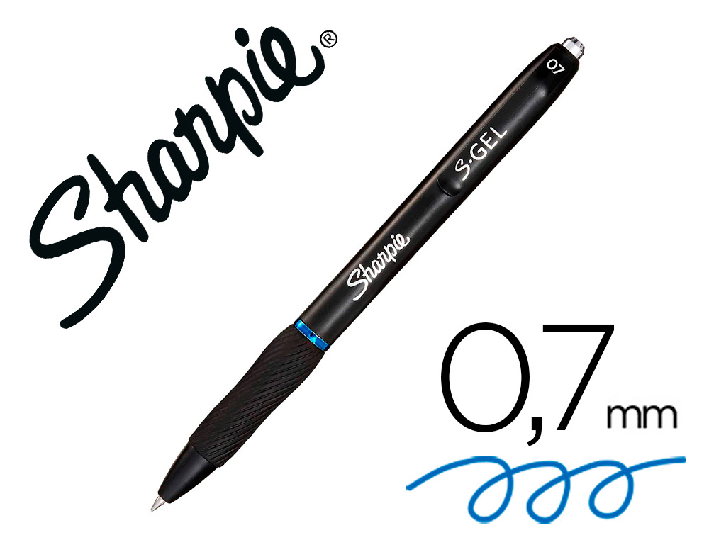 Rotulador sharpie permanente fino blister 24 unidades colores surtidos