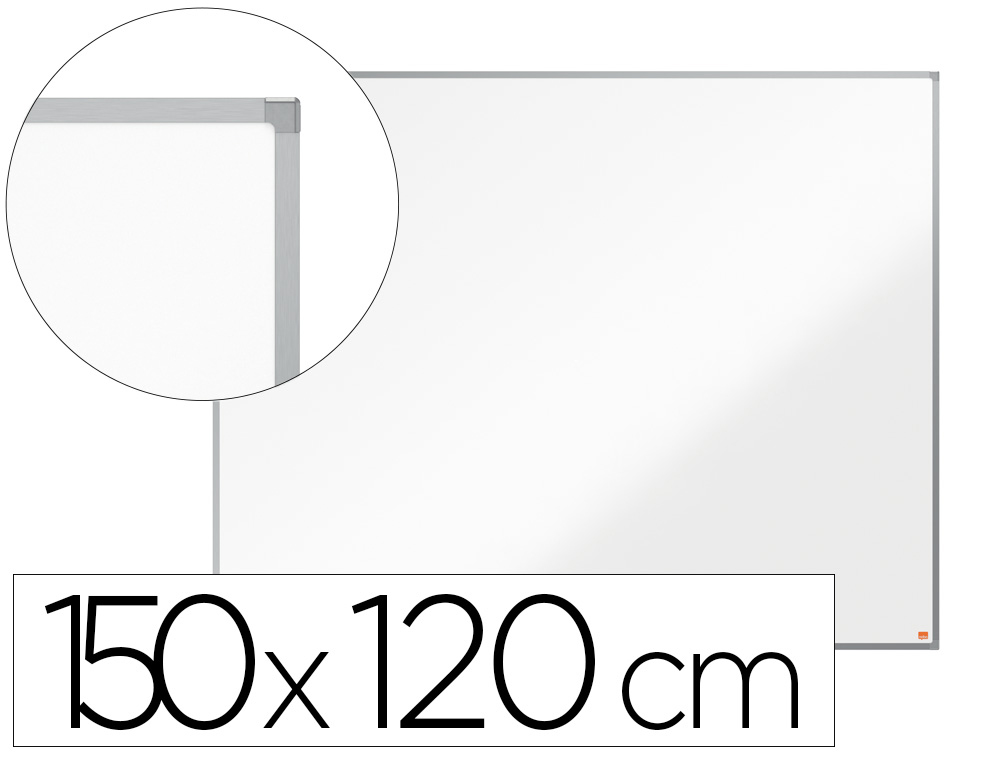 PIZARRA BLANCA NOBO ESSENCE ACERO LACADO 1500X1200 MM